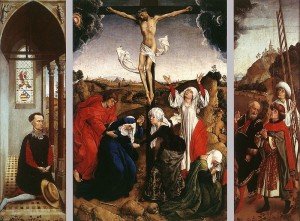 "El Tríptico de la Crucifixión", de Rogier van der Weyden, es una obra cargada de sensibilidad y misterio