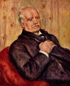 Paul Durand-Ruel (en la imagen, retrato de él elaborado por Renoir) estuvo a punto de arruinarse más de una vez con sus aventuras artísticas