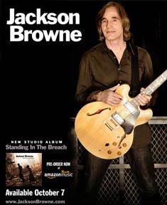 Jackson Browne presentó su último álbum, "Standing in the Breach", en octubre de 2014