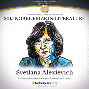 La Academia sueca destacó la capacidad de Svetlana Alexiévich para dar voz a los que sufren