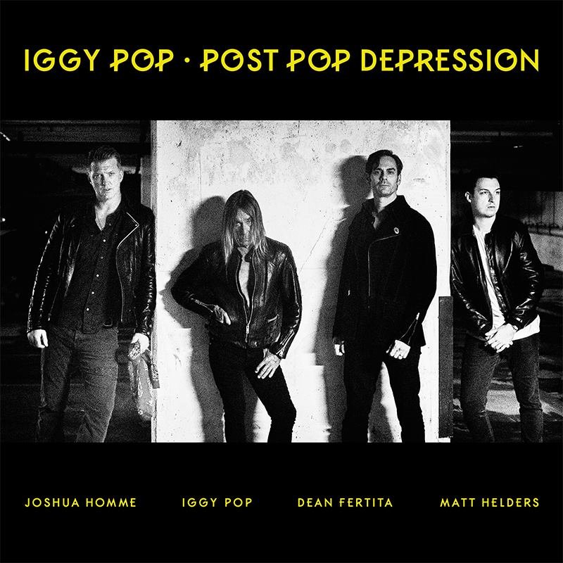 Iggy Pop (segundo por la izquierda) ha compuesto nueve temas de ritmo tenso