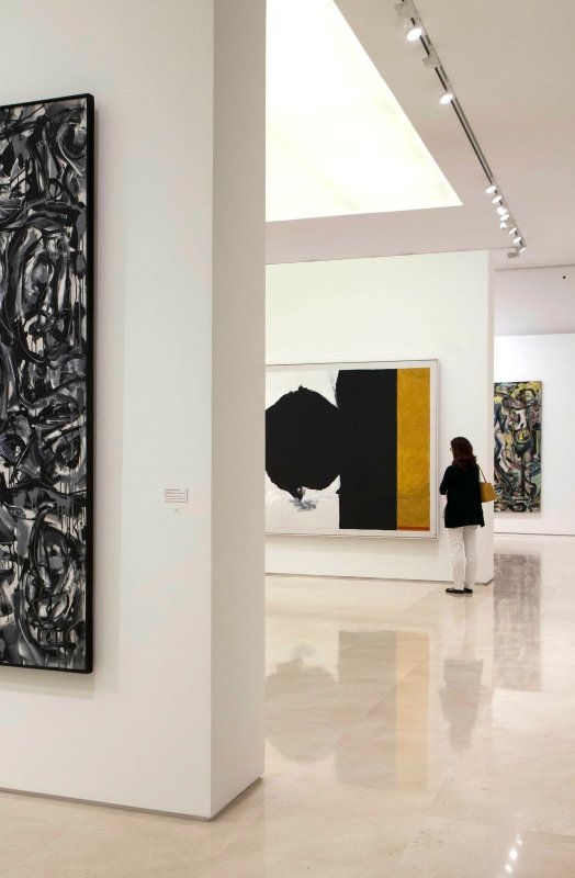 Pollock acude al Museo Picasso de Málaga con seis obras más en formatos más pequeños el su mural/ Foto: MPM/jesusdominguez.com