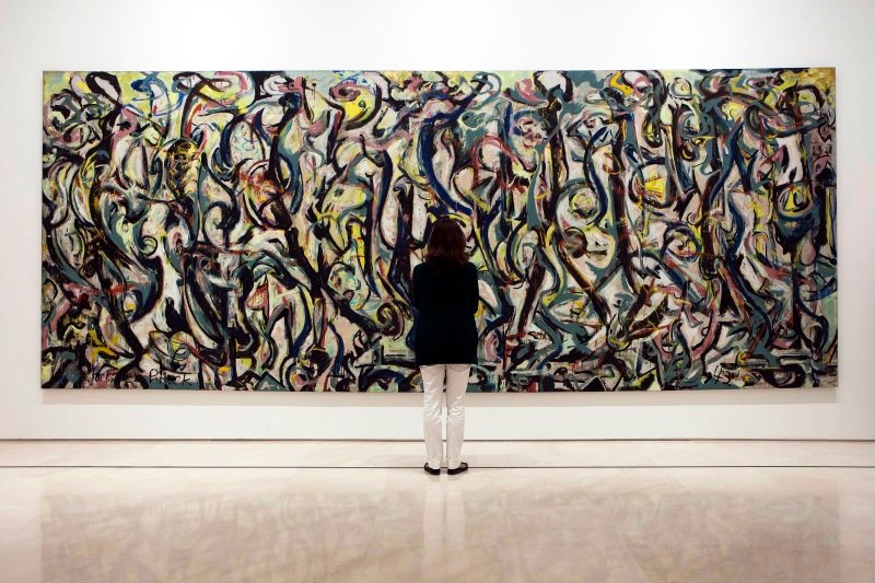 Pollock elaboró el mural en 1943/ Foto: MPM/jesusdominguez.com