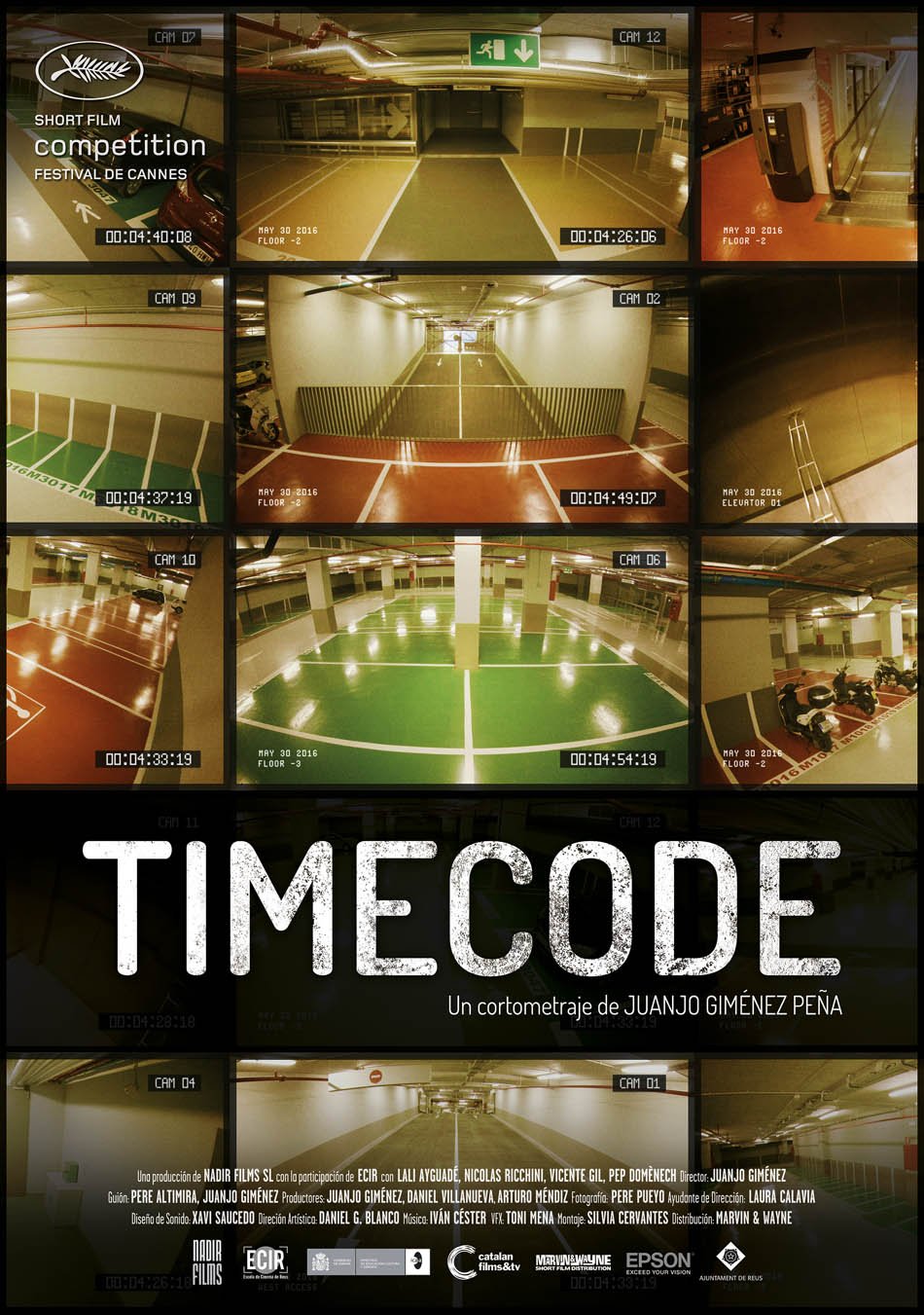 El español Juanjo Giménez Peña se ha hecho con la Palma de Oro al Mejor Cortometraje, por "Timecode"