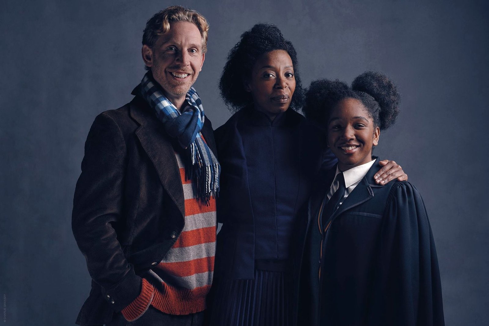 Una de las novedades más llamativas de esta octava entrega es la elección de la actriz Noma Dumezweni (en el centro), para encarnar a Hermione de adulta