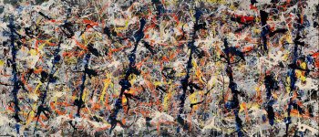 El Expresionismo Abstracto marcó la ruptura con el academicismo anterior/ Foto: Blue Poles, Jackson Pollock, 1952