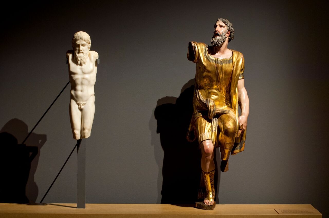 Alonso Berruguete reprodujo muchas de las soluciones heredadas del arte clásico/ Foto: Museo Nacional de Escultura de Valladolid, Javier Muñoz y Paz Pastor