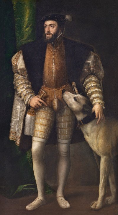 El Museo del Prado ha prestado obras como "Carlos V con un perro", firmado por Tiziano