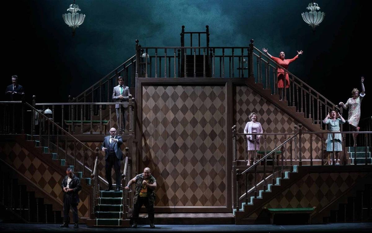 Falstaff es como un canto narrativo en favor de la burla continuada/ Foto: Teatro Real